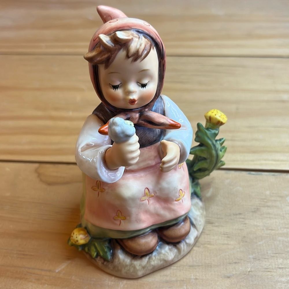 HUMMEL 1979-1990 Die Pusteblume Make A Wish La dent-de-lion #267 Hum 475, TMK-6